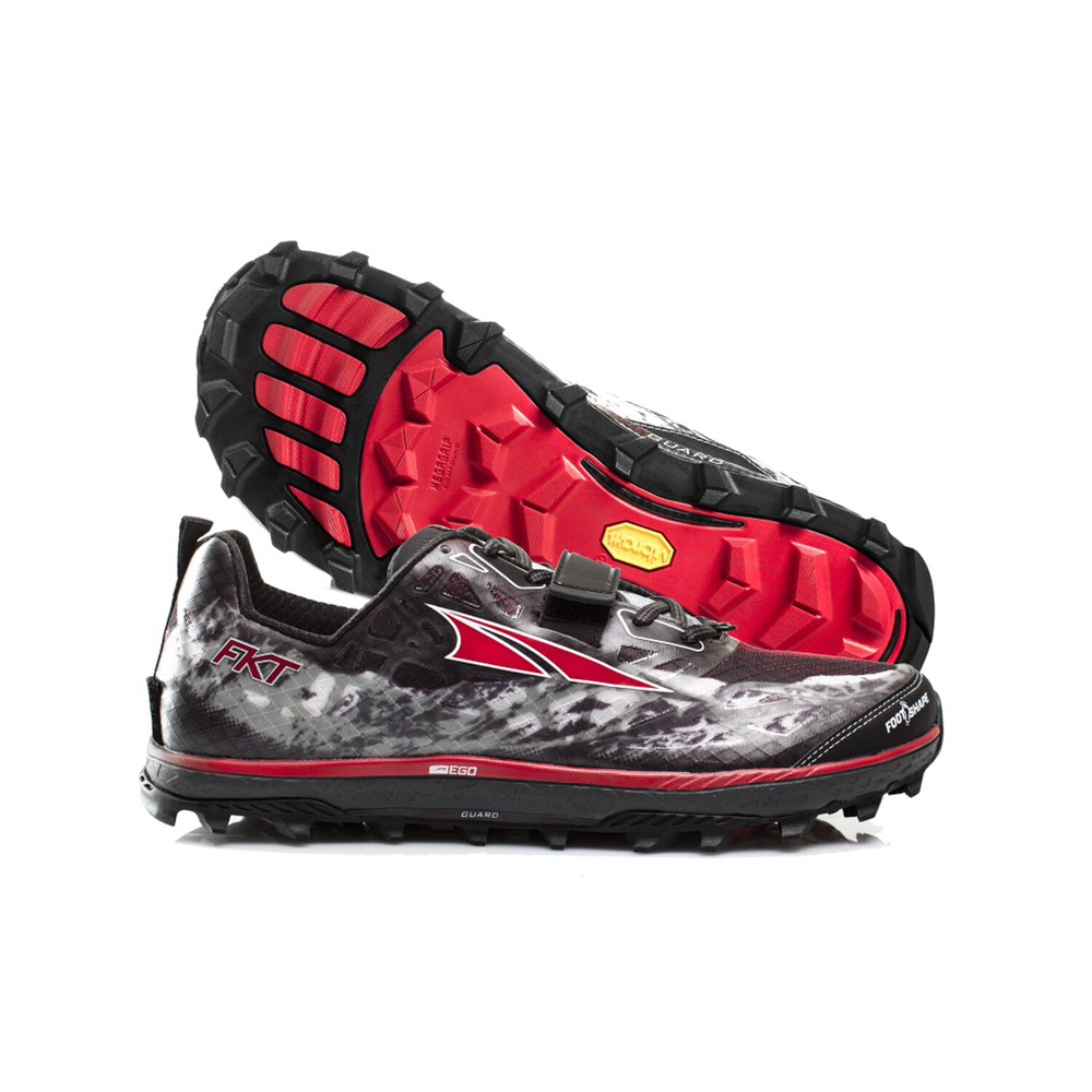Vibram Sohle Altra King MT Laufschuhe Herren Rot/Schwarz Sale 0786394-ZK